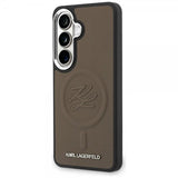 Karl Lagerfeld Samsung Galaxy S26 Plus Cover Præget MagSafe Brun