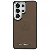 Karl Lagerfeld Samsung Galaxy S26 Ultra Cover Præget MagSafe Brun