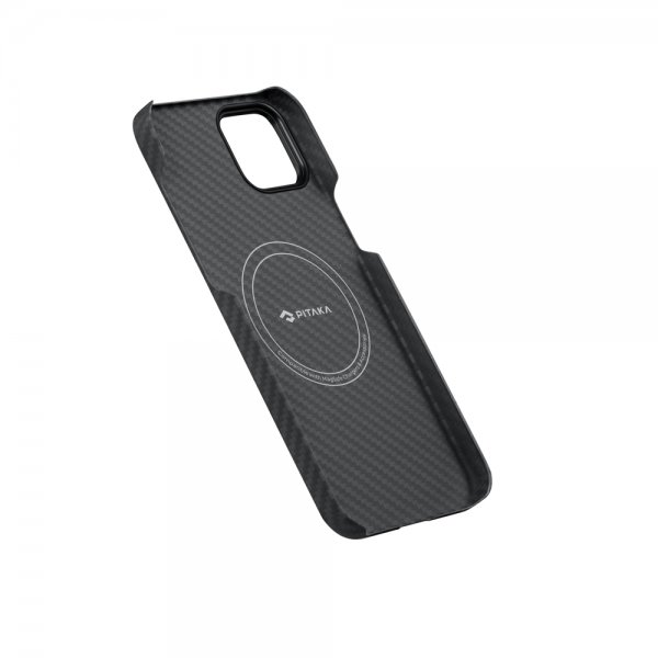 Pitaka iPhone 14 Plus Cover MagEZ Case 3 Sort/Grå Twill