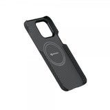 Pitaka iPhone 14 Pro Cover MagEZ Case 3 Sort/Grå Twill