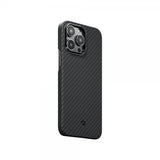 Pitaka iPhone 14 Pro Cover MagEZ Case 3 Sort/Grå Twill