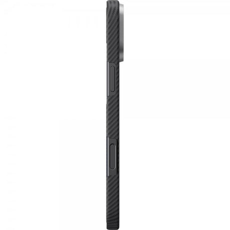 Pitaka iPhone 16 Cover Ultra-Slim Case MagSafe Sort/Grå Twill