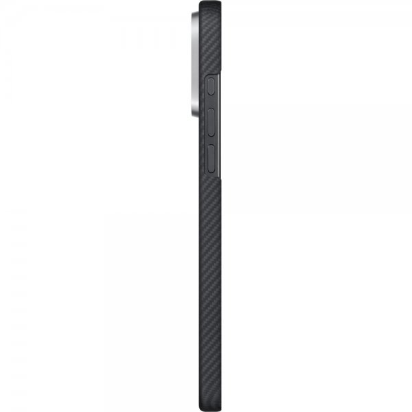 Pitaka iPhone 16 Pro Cover Ultra-Slim Case MagSafe Black/Grey Twill