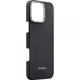 Pitaka iPhone 16 Pro Max Cover Ultra-Slim Case MagSafe Black/Grey Twill