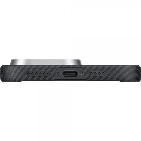 Pitaka iPhone 16 Pro Max Cover Ultra-Slim Case MagSafe Black/Grey Twill