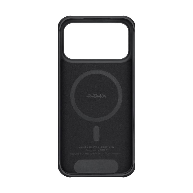 Pitaka iPhone 17 Pro Cover Cairn MagSafe Black/Grey Twill
