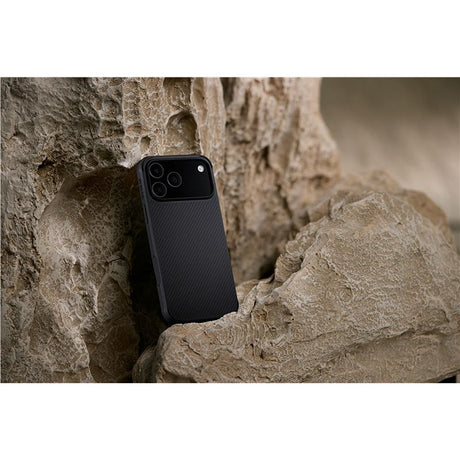 Pitaka iPhone 17 Pro Cover Cairn MagSafe Black/Grey Twill