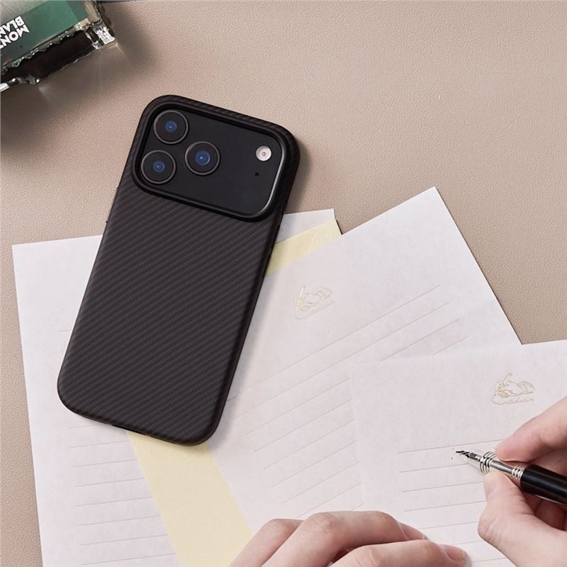 Pitaka iPhone 17 Pro Cover Summa MagSafe Black/Grey Twill