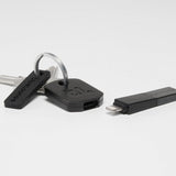 Bluelounge Kii Lightning Oplader Nøglering Sort
