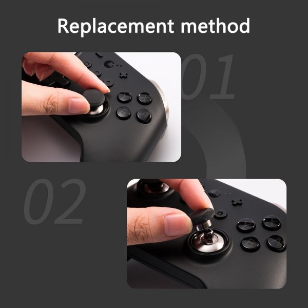 GuliKit King King Ring Thumbstick Kit Hvid