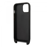 Karl Lagerfeld iPhone 14 Cover Crossbody Strap Sort