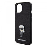 Karl Lagerfeld iPhone 15 Cover Fixed Glitter Sort