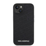 Karl Lagerfeld iPhone 15 Cover Quilted K Pattern Sort