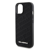 Karl Lagerfeld iPhone 15 Cover Quilted K Pattern Sort