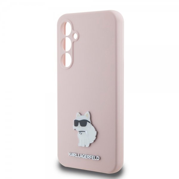 Karl Lagerfeld Samsung Galaxy S23 FE Cover Flydende Silikone Choupette Rosa