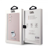 Karl Lagerfeld Samsung Galaxy S23 FE Cover Flydende Silikone Choupette Rosa
