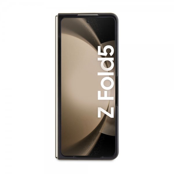 Karl Lagerfeld Samsung Galaxy Z Fold 5 Cover NFT Karl & Choupette Pin Saffiano Sort