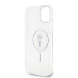 Karl Lagerfeld iPhone 15 Plus Cover Ikonik MagSafe Transparent