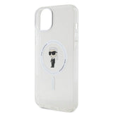 Karl Lagerfeld iPhone 15 Cover Ikonik MagSafe Transparent