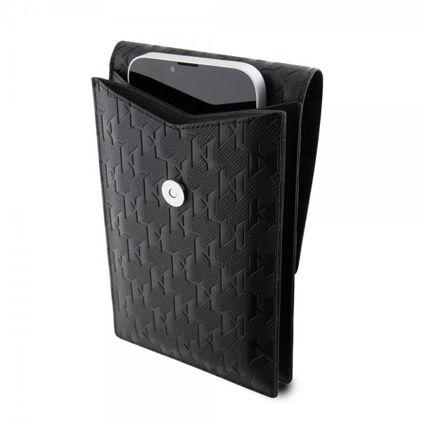 Karl Lagerfeld Wallet Phone Pouch Monogram Choupette Sort