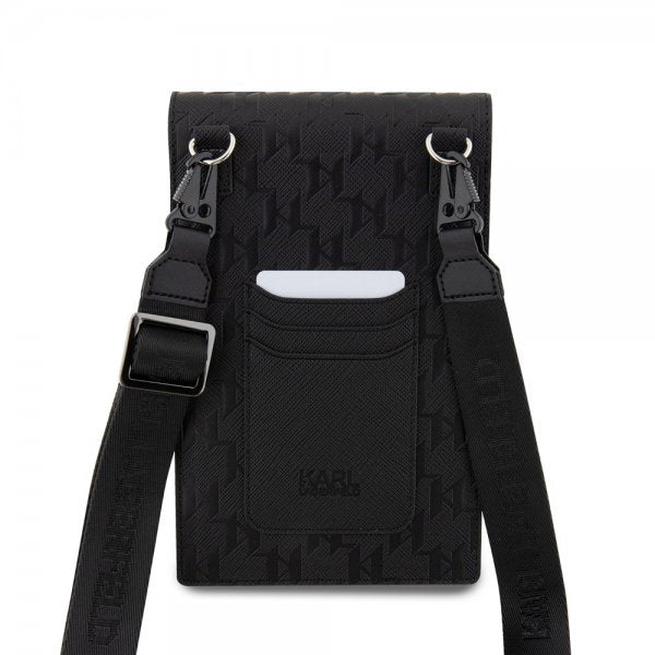 Karl Lagerfeld Wallet Phone Pouch Monogram Choupette Sort