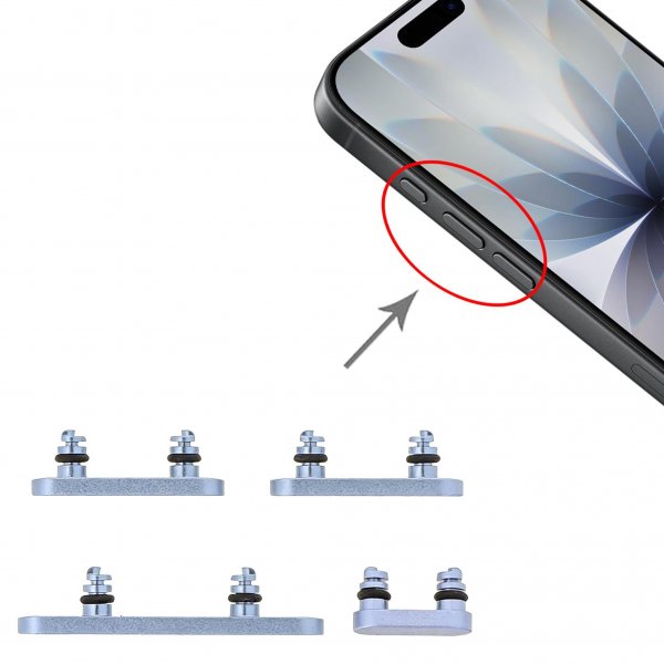 Tastatur til iPhone 17 - Blå