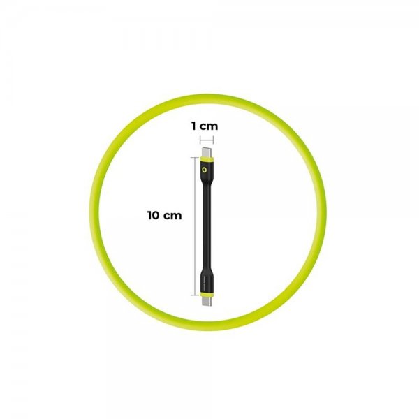 Mobile Origin Kompakt USB-C Kabel 10 cm Sort