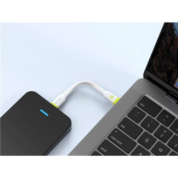 Mobile Origin Kompakt USB-C Kabel 10 cm Hvid