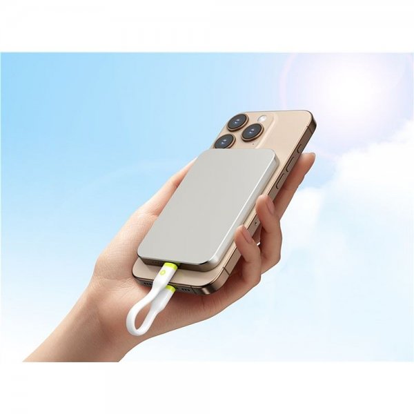 Mobile Origin Kompakt USB-C Kabel 10 cm Hvid