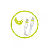 Mobile Origin Kompakt USB-C Kabel 10 cm Hvid