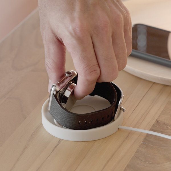 Bluelounge Kosta Opladerunderlag Apple Watch Lysegrå