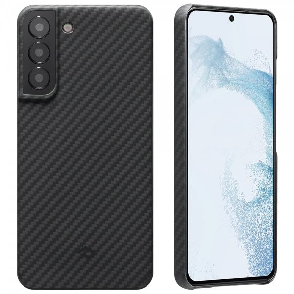 Pitaka Samsung Galaxy S22 Plus Cover MagEZ Case 2 Sort/Grå Twill