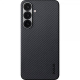 Pitaka Samsung Galaxy S25 Cover Ultra-Slim Case MagSafe Sort/Grå Twill