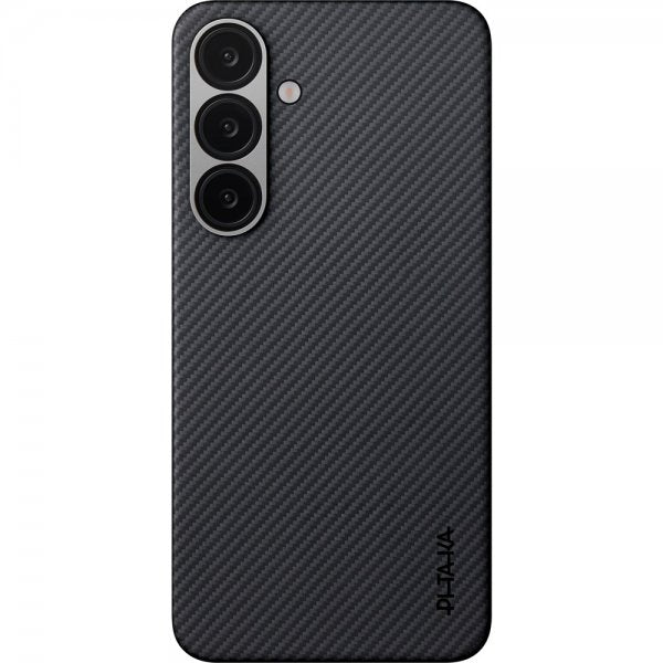 Pitaka Samsung Galaxy S25 Plus Cover Ultra-Slim Case MagSafe Sort/Grå Twill