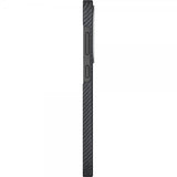 Pitaka Samsung Galaxy S25 Plus Cover Ultra-Slim Case MagSafe Sort/Grå Twill