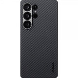 Pitaka Samsung Galaxy S25 Ultra Cover Ultratyndt Etui MagSafe Sort/Grå Twill
