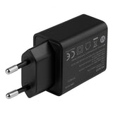 Deltaco Oplader 18W USB-C PD & USB-A Sort