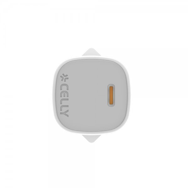Celly Oplader 25W GaN USB-C Hvid