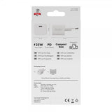 X2O Oplader 25W USB-C GaN Hvid