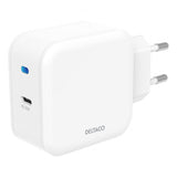 Deltaco Oplader 30W USB-C PD Hvid