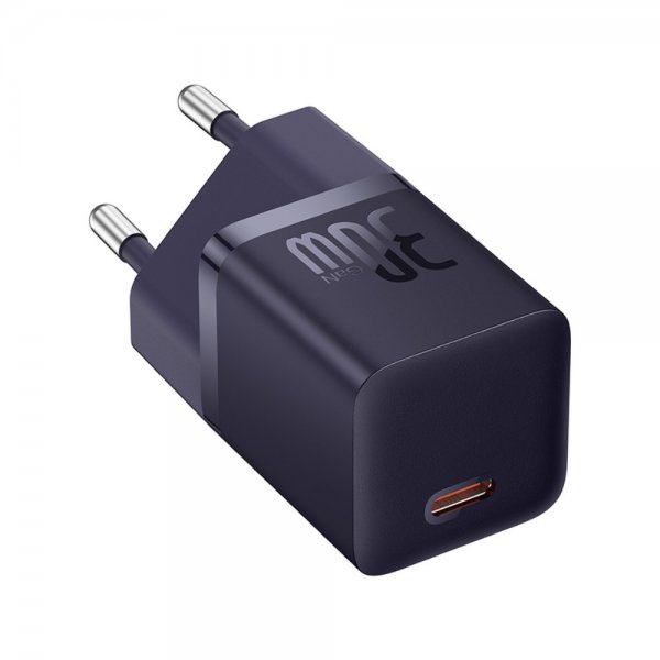Baseus oplader GaN5 Fast Charger Mini 30W Lilla