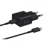 Samsung Original Oplader med Kabel 25W Power Adapter Sort