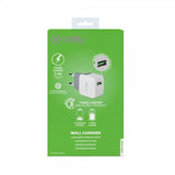Celly Oplader TCUSBTURBO USB-A 12W Hvid