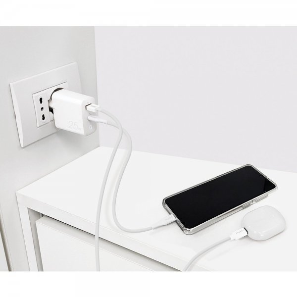 Puro Oplader USB-A + USB-C Vægoplader 25W