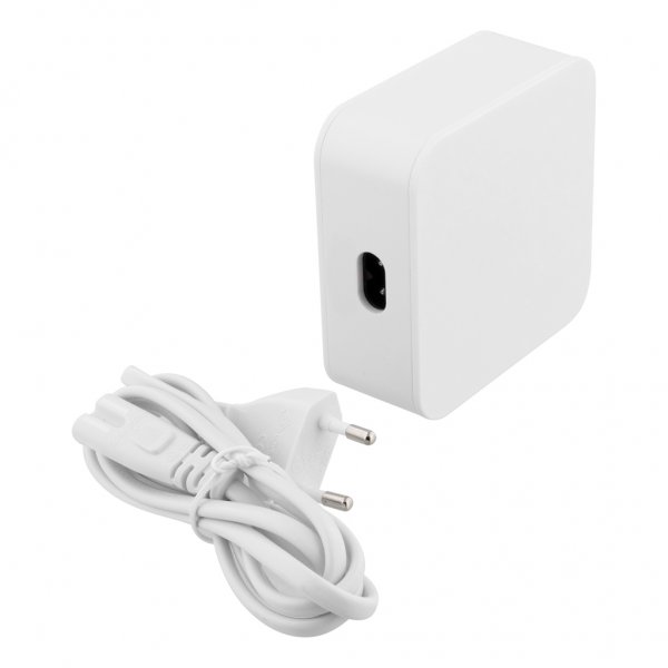 Deltaco Oplader USB-C PD 45W & USB-A 18W Hurtigopladning Hvid