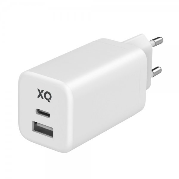 Xqisit oplader vægoplader 65W GaN USB-C PD/USB-A