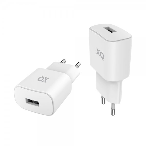 Xqisit Opladeradapter 2.4A Hvid