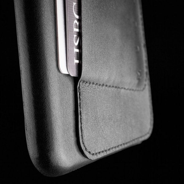 Mujjo iPhone 6/6S Plus Cover Full Leather Wallet Case Grå