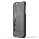 Mujjo iPhone 6/6S Plus Cover Full Leather Wallet Case Grå