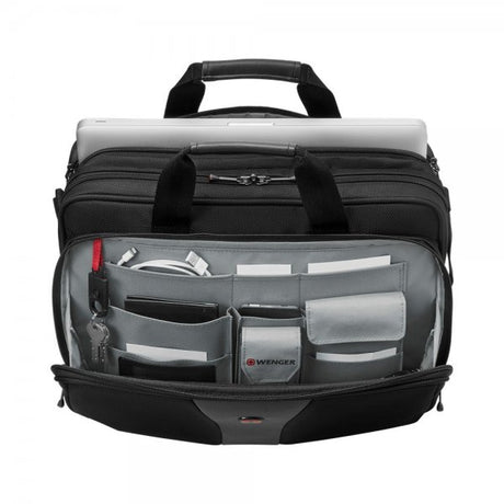 Wenger Legacy 16" Double Gusset Computertaske Grå/Sort